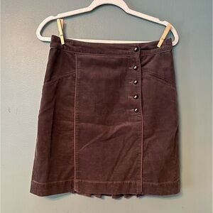 Cartonnier Brown Mini Pencil Skirt Casual